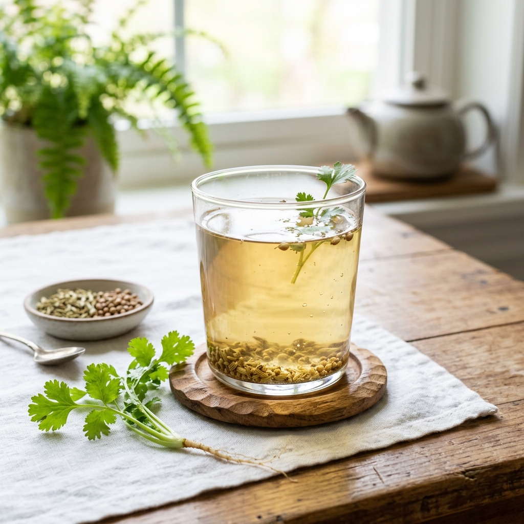 Coriander-Fennel Cooling Tea