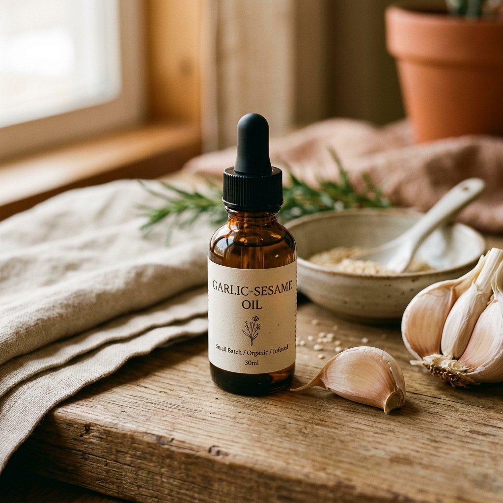 Garlic-Sesame Ear Oil