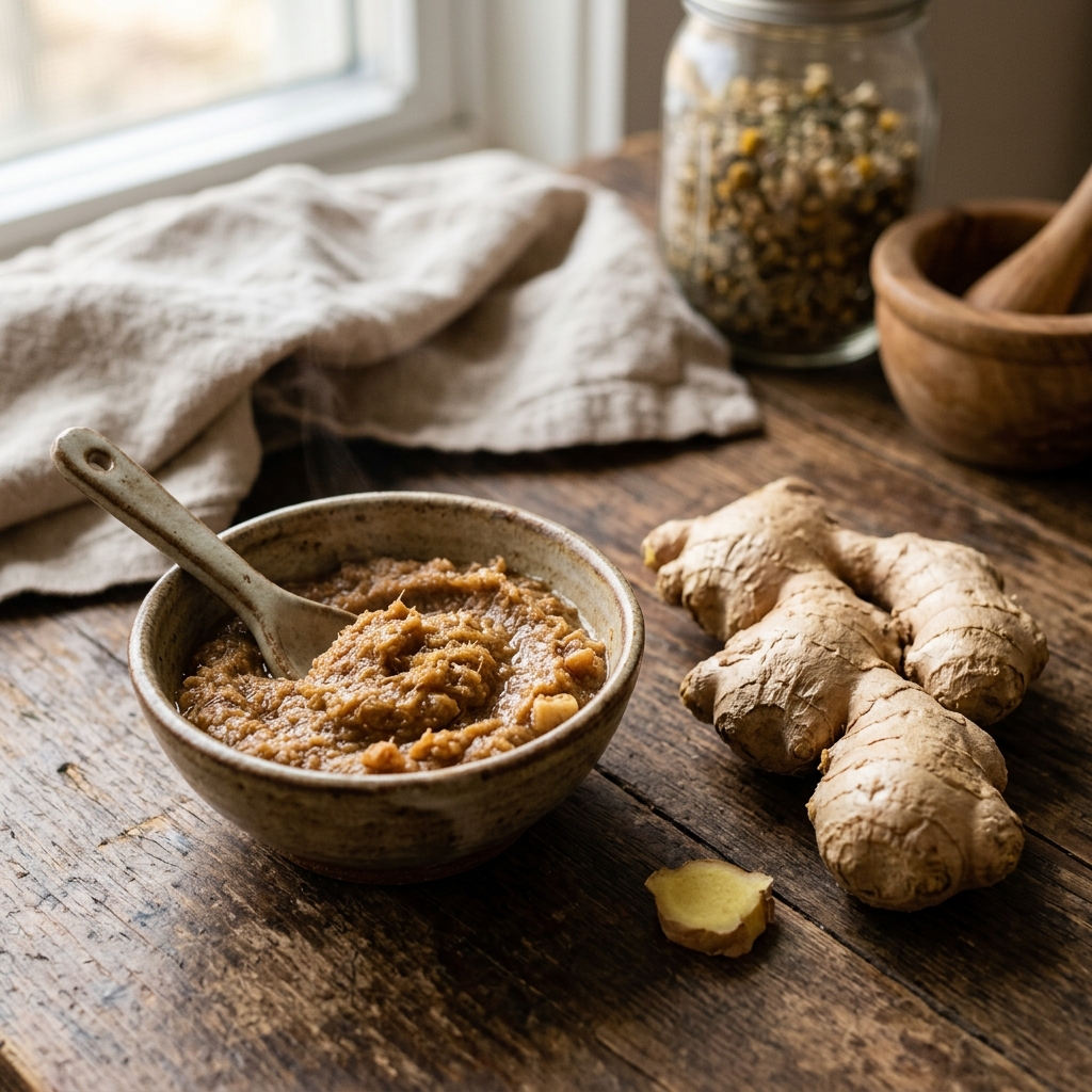 Ginger Paste Compress