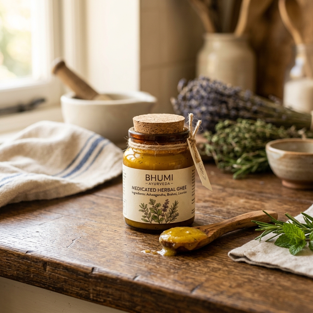Medicated Ghee (method)