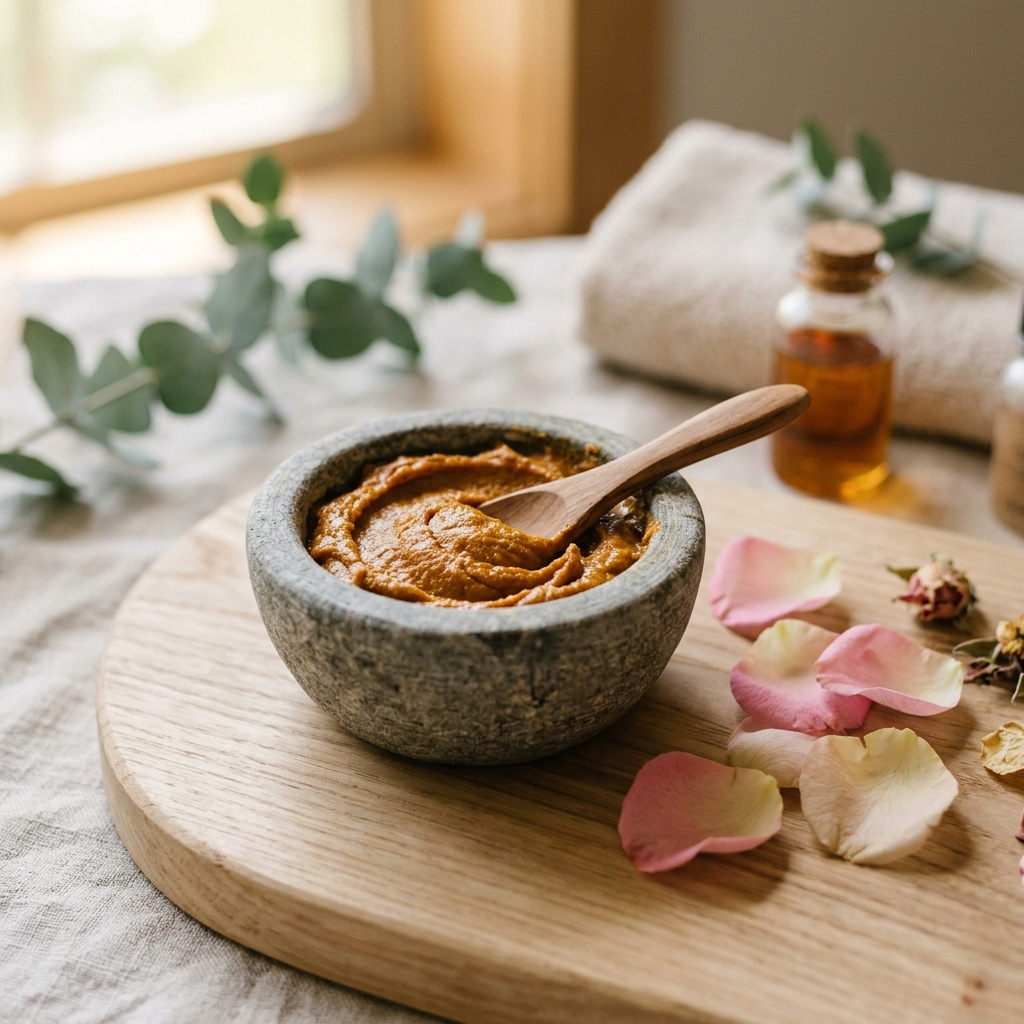 Sandalwood-Turmeric Cooling Paste